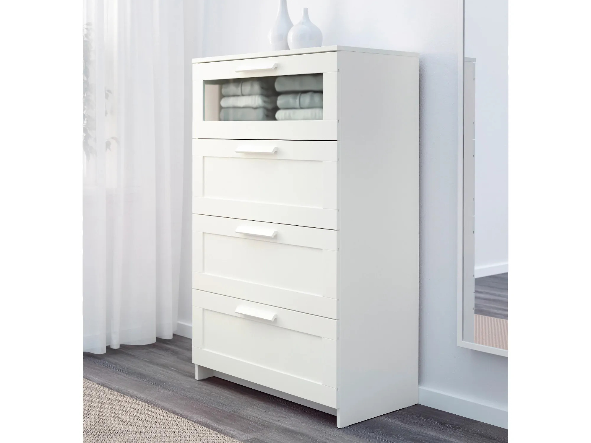 Комод Бримнэс 14 white ИКЕА (IKEA) изображение товара