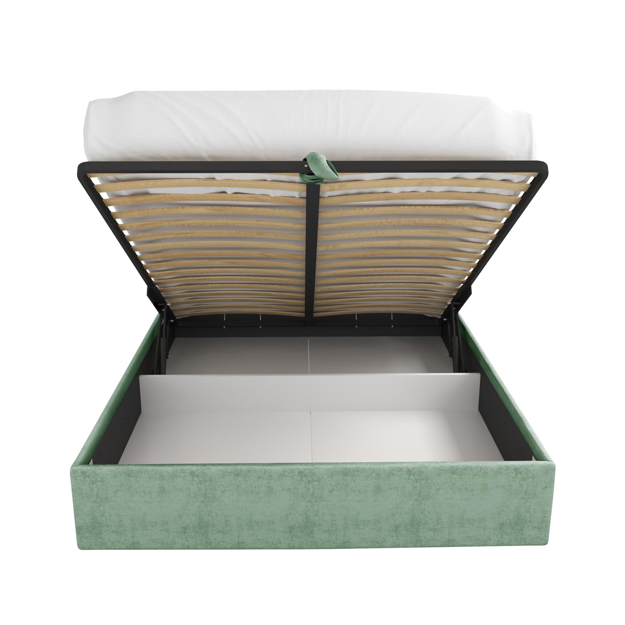 Кровать Эрила зеленая 160х200 изображение товара