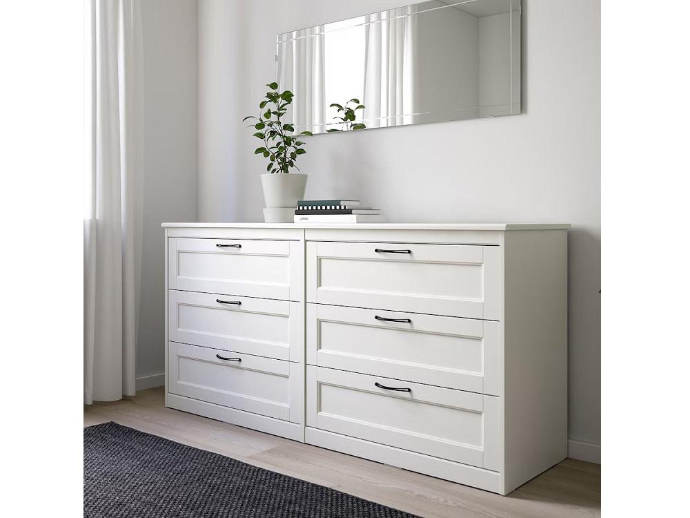 Комод Сонгесанд 14 white ИКЕА (IKEA) изображение товара