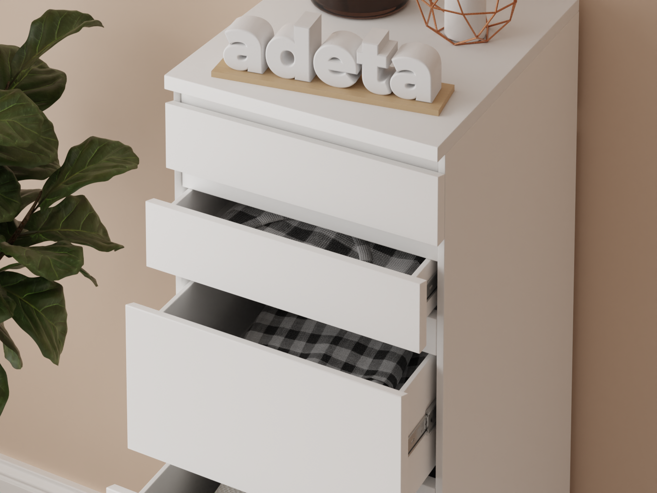 Изображение товара Комод Мальм 28 white ИКЕА (IKEA), 40x48x123 см на сайте adeta.ru