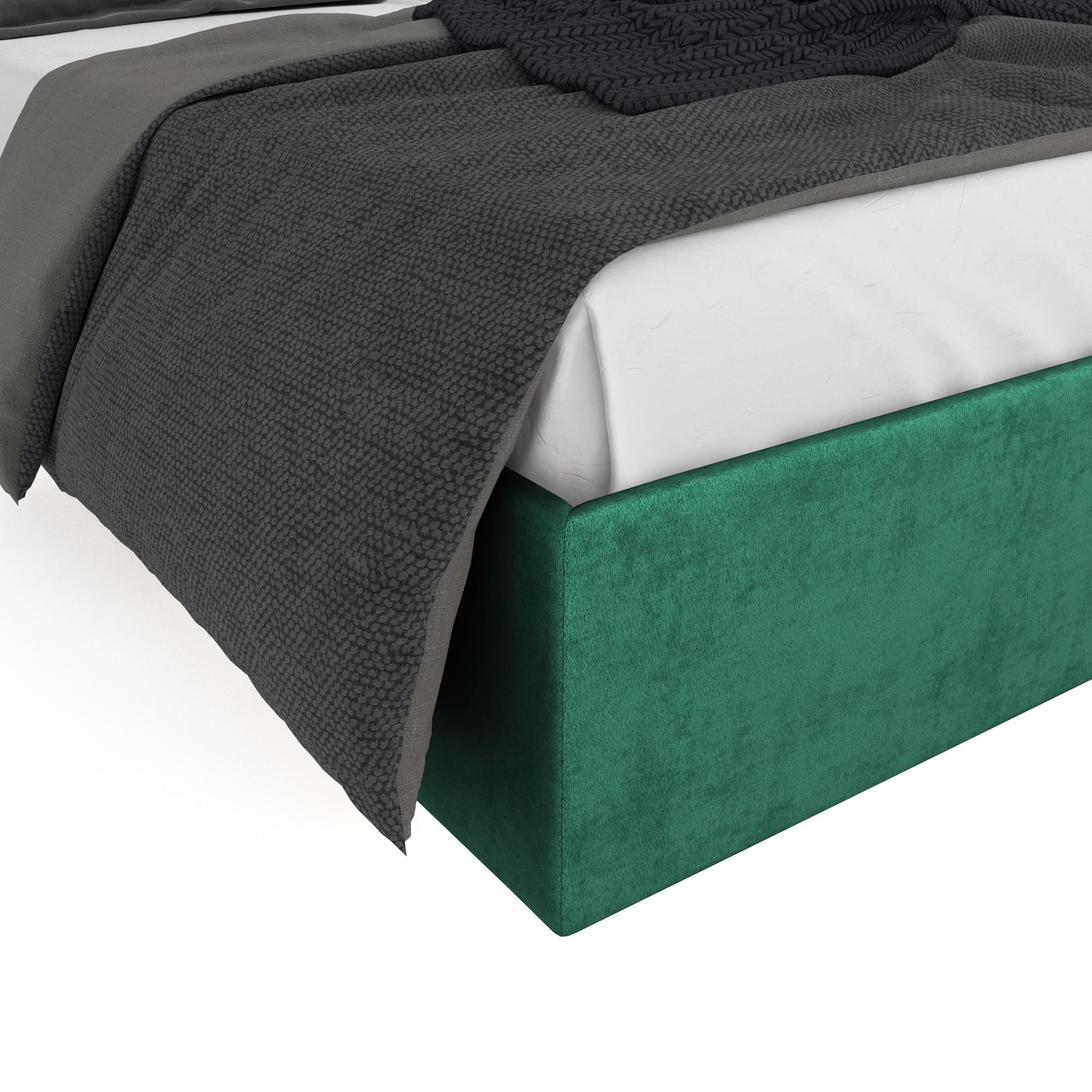 Кровать Парси зеленая 160х200 изображение товара