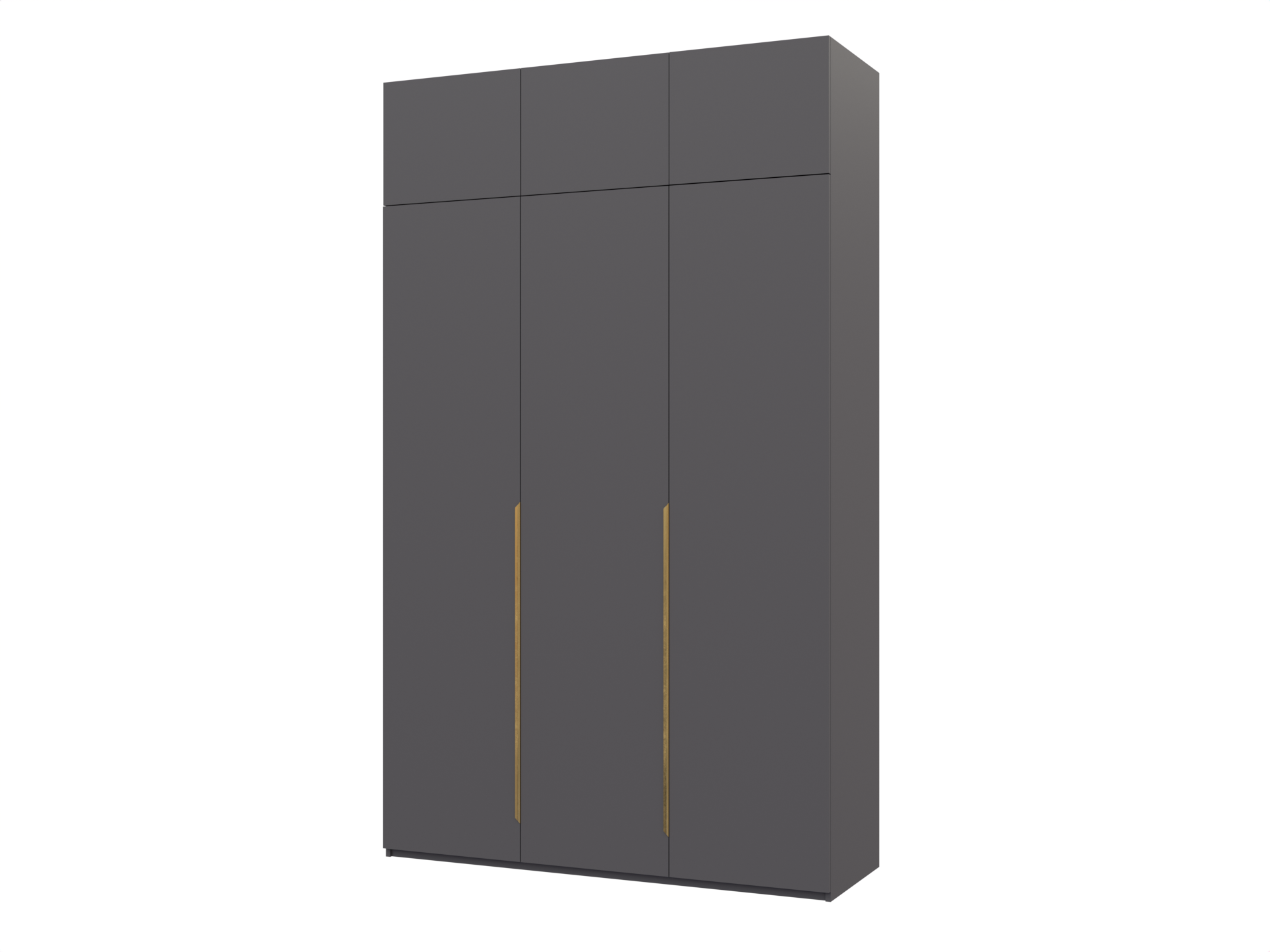 Распашной шкаф Пакс Альхейм 23 grey (gold) ИКЕА (IKEA) изображение товара