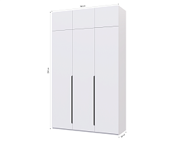 Изображение товара Распашной шкаф Пакс Альхейм 23 white (black) ИКЕА (IKEA) на сайте adeta.ru