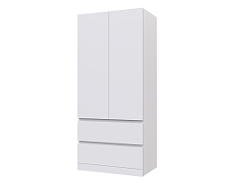 Изображение товара Распашной шкаф Мальм 313 white ИКЕА (IKEA) на сайте adeta.ru