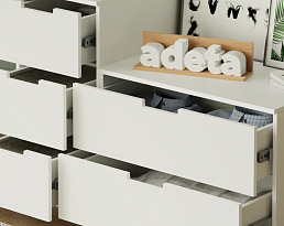Изображение товара Комод Нордли 14 white ИКЕА (IKEA) на сайте adeta.ru